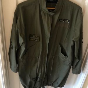 Oversized army jacket